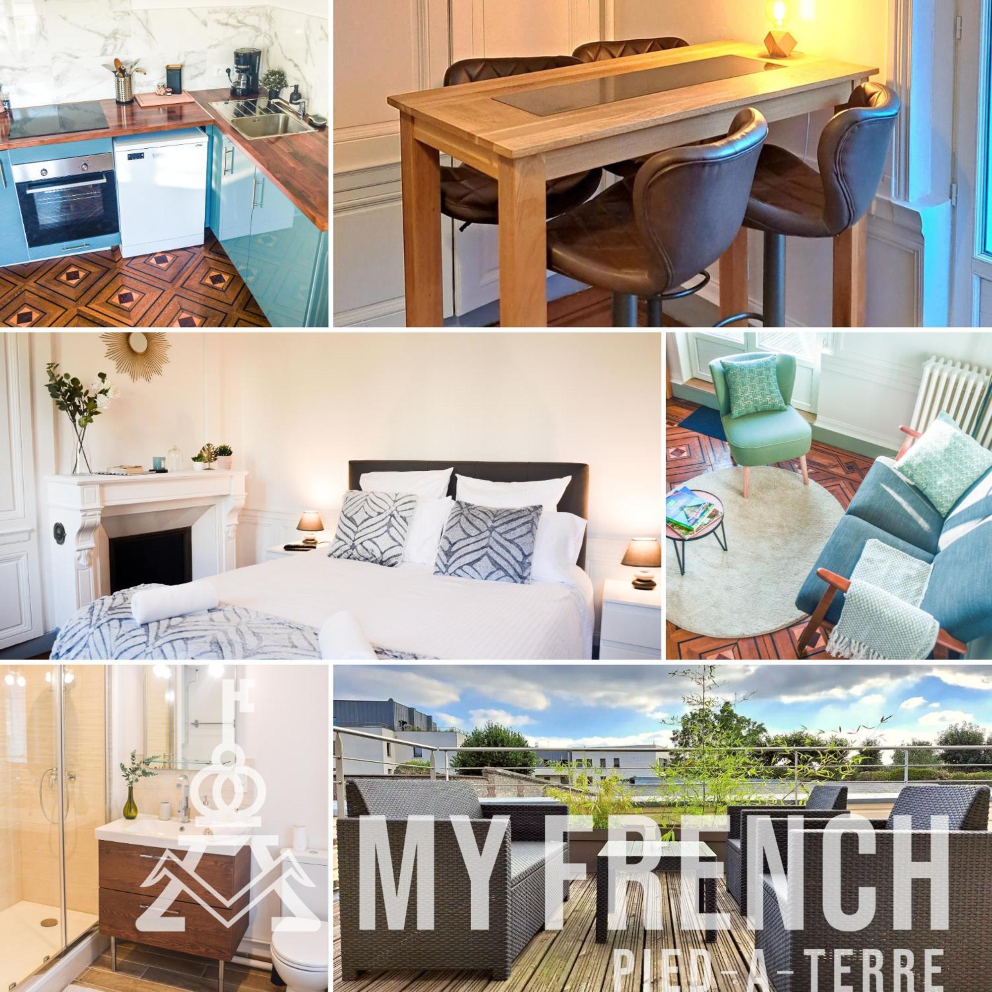 Le Canyon Centre By Myfrenchpat Terrasse & Parking Appartamento Rouen
